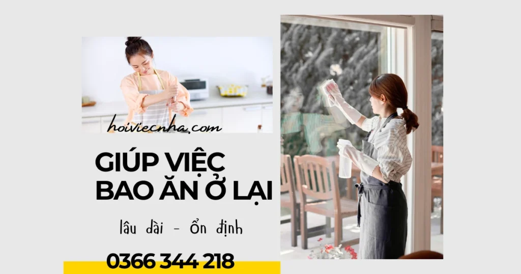 Hội giúp việc nhà ở lại