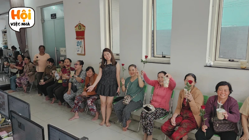 Hội Việc Nhà đội ngũ chăm sóc tận tâm chuyên nghiệp